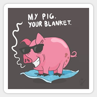 Pig in a Blanket Sticker